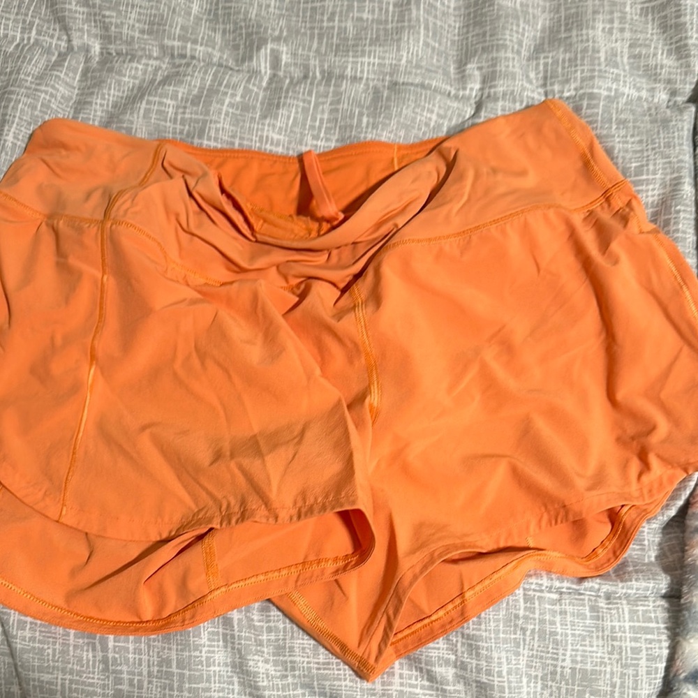 Lululemon orange shorts